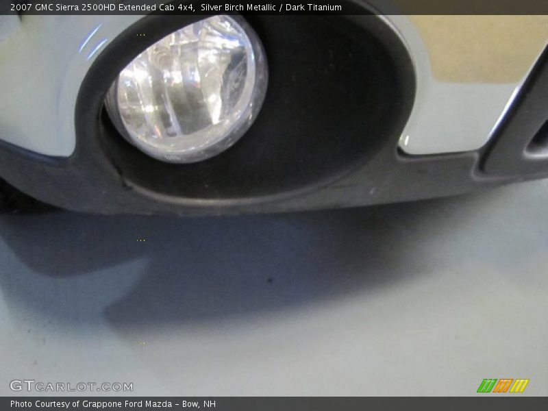 Silver Birch Metallic / Dark Titanium 2007 GMC Sierra 2500HD Extended Cab 4x4