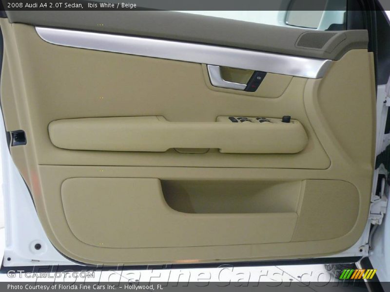 Ibis White / Beige 2008 Audi A4 2.0T Sedan