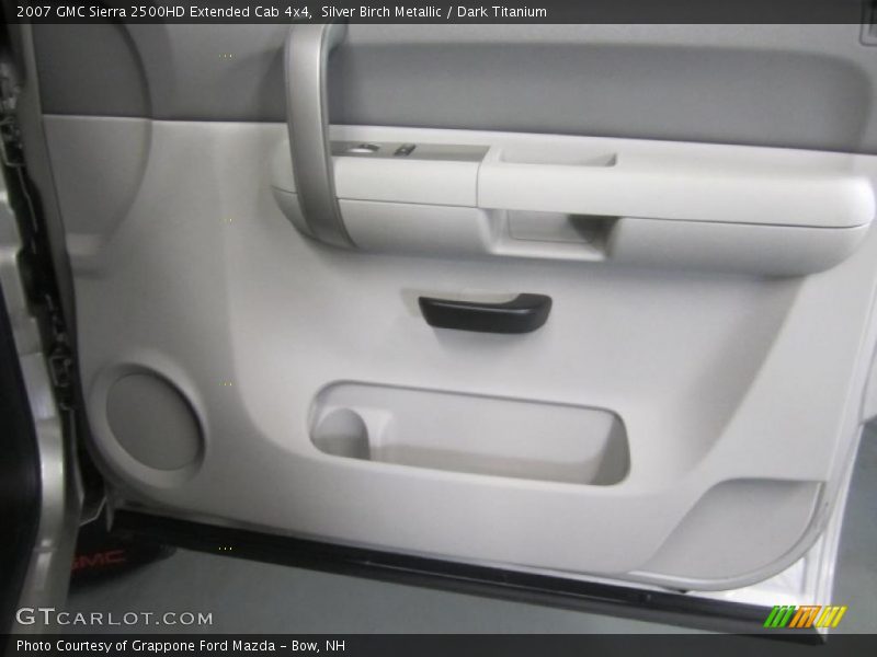 Silver Birch Metallic / Dark Titanium 2007 GMC Sierra 2500HD Extended Cab 4x4