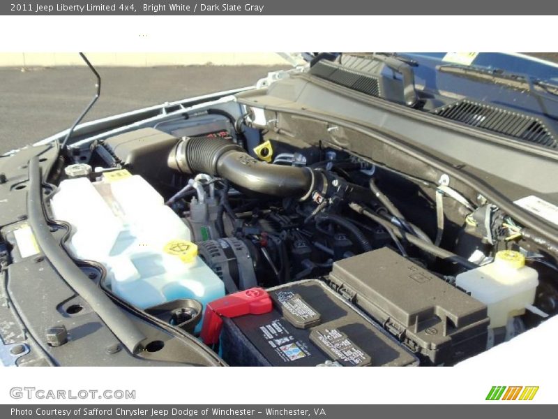 Bright White / Dark Slate Gray 2011 Jeep Liberty Limited 4x4