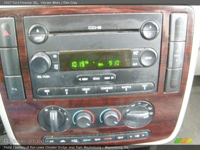 Controls of 2007 Freestar SEL