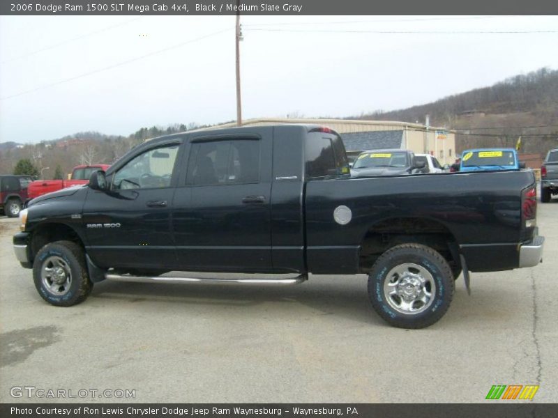 Black / Medium Slate Gray 2006 Dodge Ram 1500 SLT Mega Cab 4x4