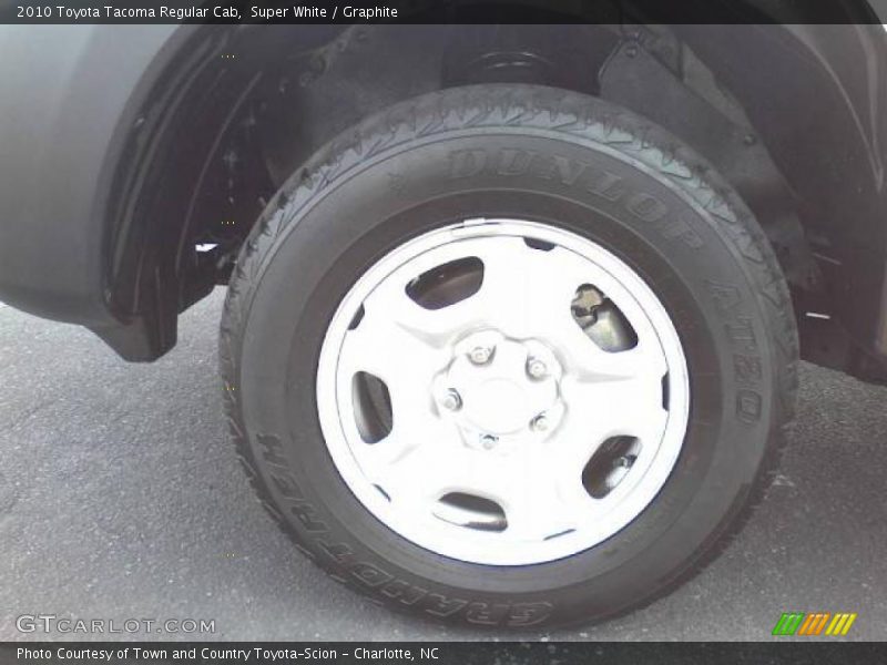 Super White / Graphite 2010 Toyota Tacoma Regular Cab