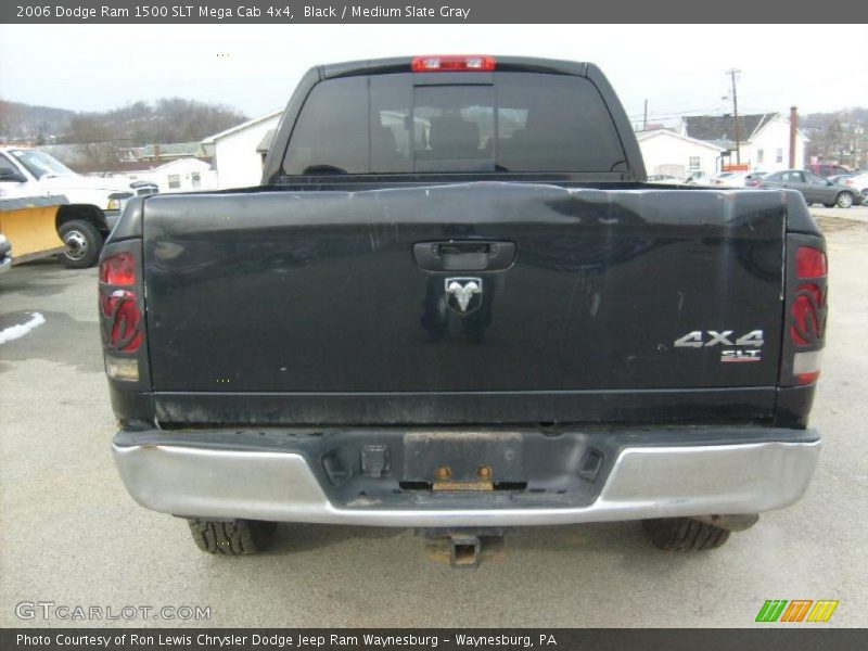 Black / Medium Slate Gray 2006 Dodge Ram 1500 SLT Mega Cab 4x4