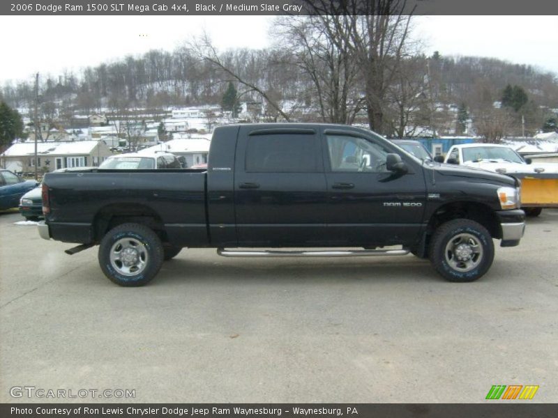 Black / Medium Slate Gray 2006 Dodge Ram 1500 SLT Mega Cab 4x4