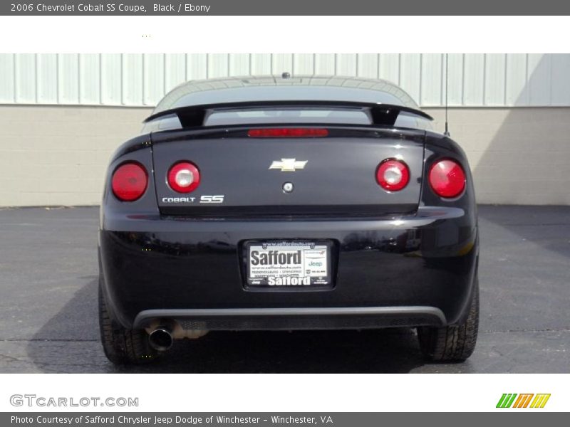Black / Ebony 2006 Chevrolet Cobalt SS Coupe