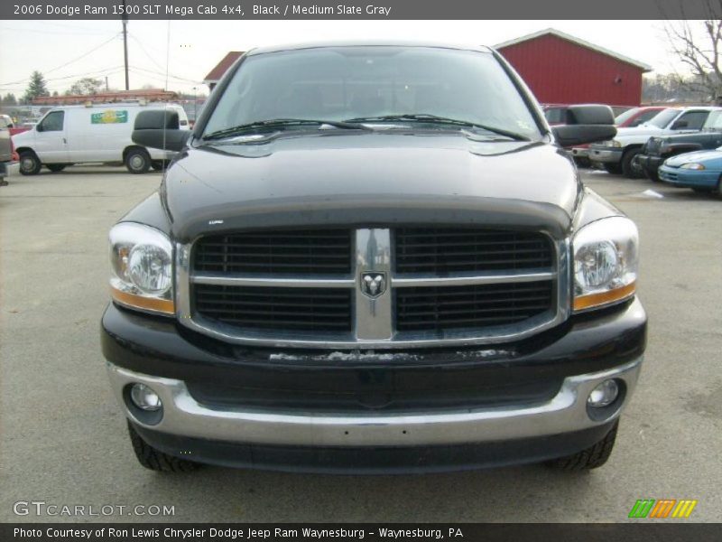 Black / Medium Slate Gray 2006 Dodge Ram 1500 SLT Mega Cab 4x4