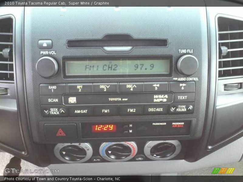 Super White / Graphite 2010 Toyota Tacoma Regular Cab
