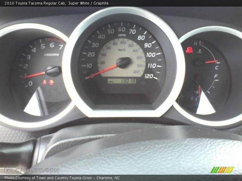 Super White / Graphite 2010 Toyota Tacoma Regular Cab