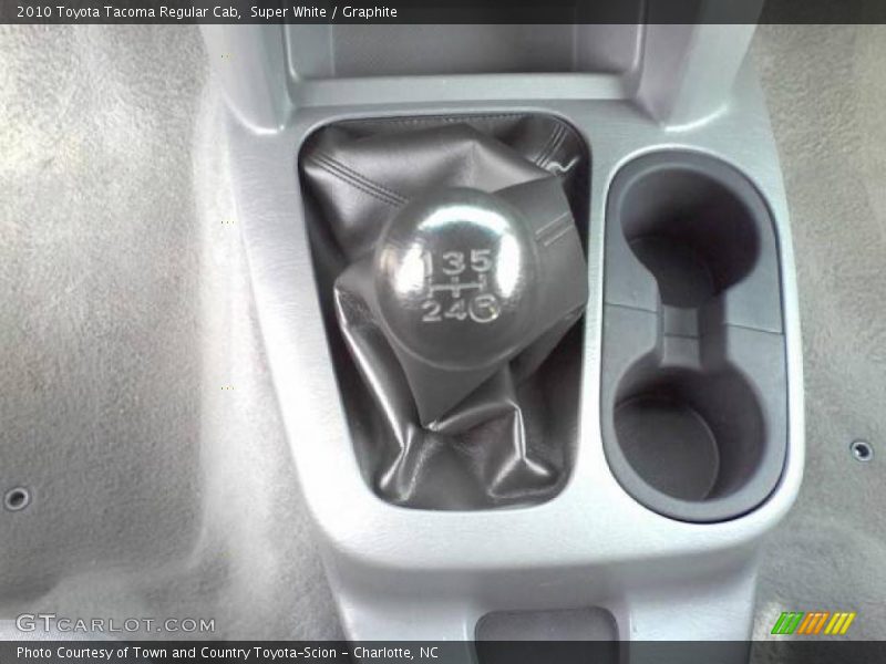 Super White / Graphite 2010 Toyota Tacoma Regular Cab