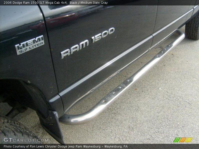 Black / Medium Slate Gray 2006 Dodge Ram 1500 SLT Mega Cab 4x4