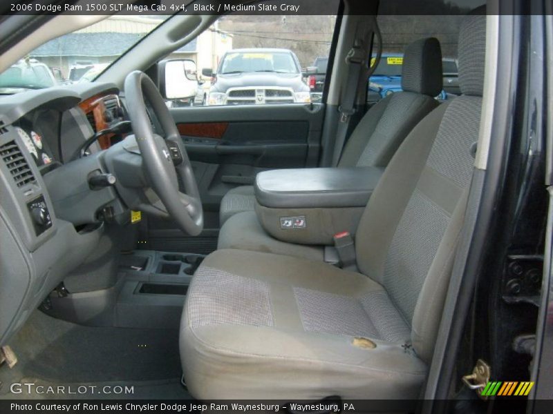Black / Medium Slate Gray 2006 Dodge Ram 1500 SLT Mega Cab 4x4