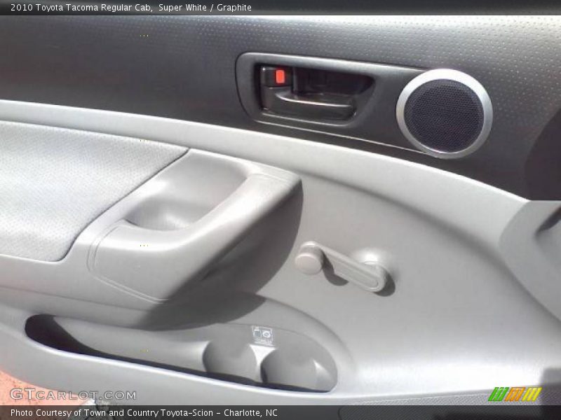 Super White / Graphite 2010 Toyota Tacoma Regular Cab