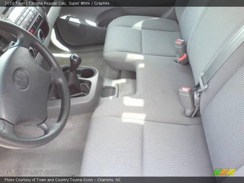 Super White / Graphite 2010 Toyota Tacoma Regular Cab