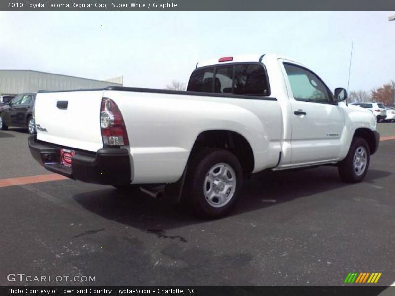 Super White / Graphite 2010 Toyota Tacoma Regular Cab
