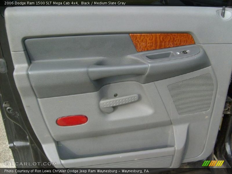 Black / Medium Slate Gray 2006 Dodge Ram 1500 SLT Mega Cab 4x4