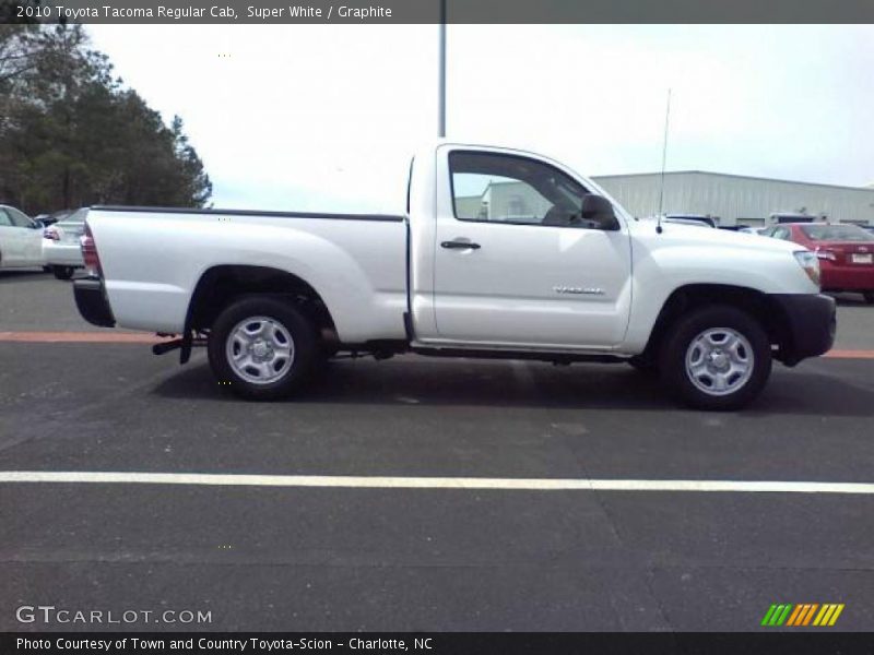 Super White / Graphite 2010 Toyota Tacoma Regular Cab