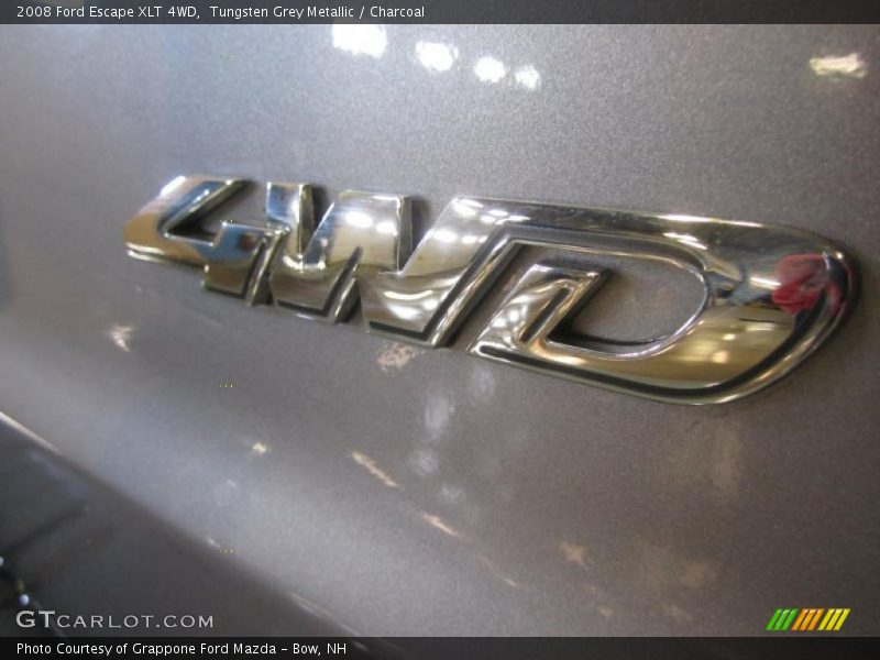 Tungsten Grey Metallic / Charcoal 2008 Ford Escape XLT 4WD