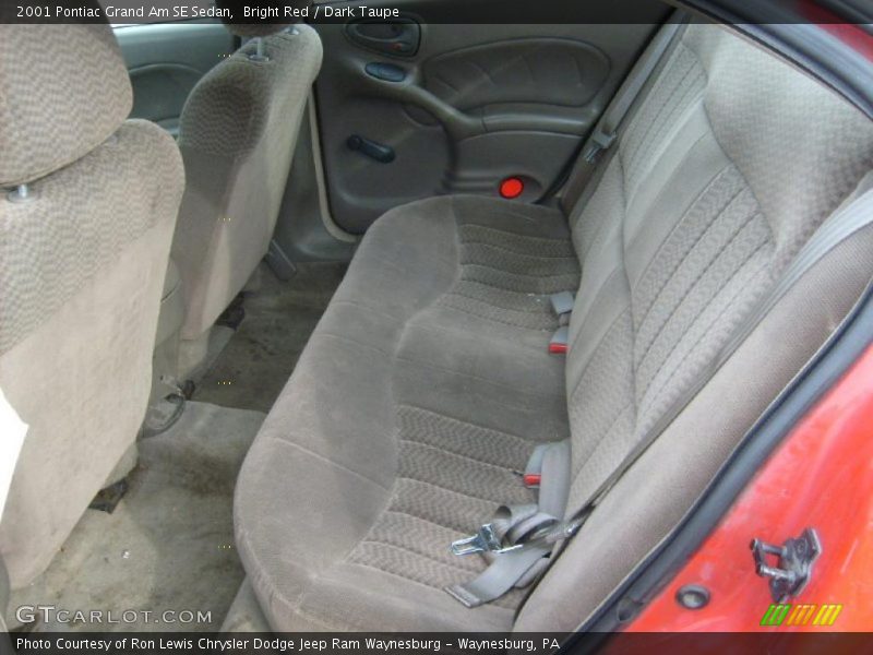  2001 Grand Am SE Sedan Dark Taupe Interior
