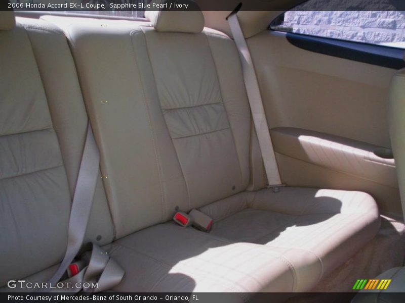 Sapphire Blue Pearl / Ivory 2006 Honda Accord EX-L Coupe