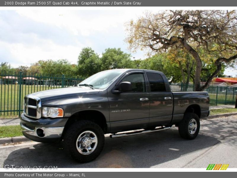 Graphite Metallic / Dark Slate Gray 2003 Dodge Ram 2500 ST Quad Cab 4x4