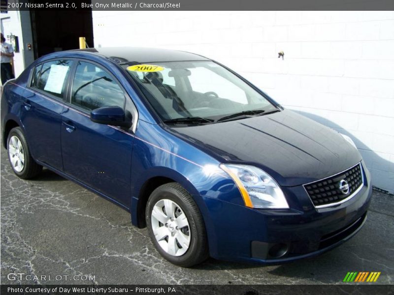 Blue Onyx Metallic / Charcoal/Steel 2007 Nissan Sentra 2.0