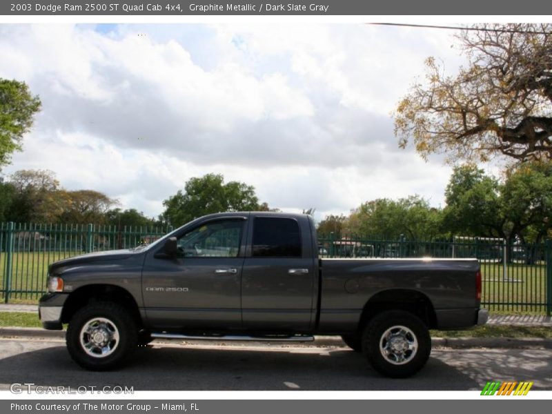 Graphite Metallic / Dark Slate Gray 2003 Dodge Ram 2500 ST Quad Cab 4x4