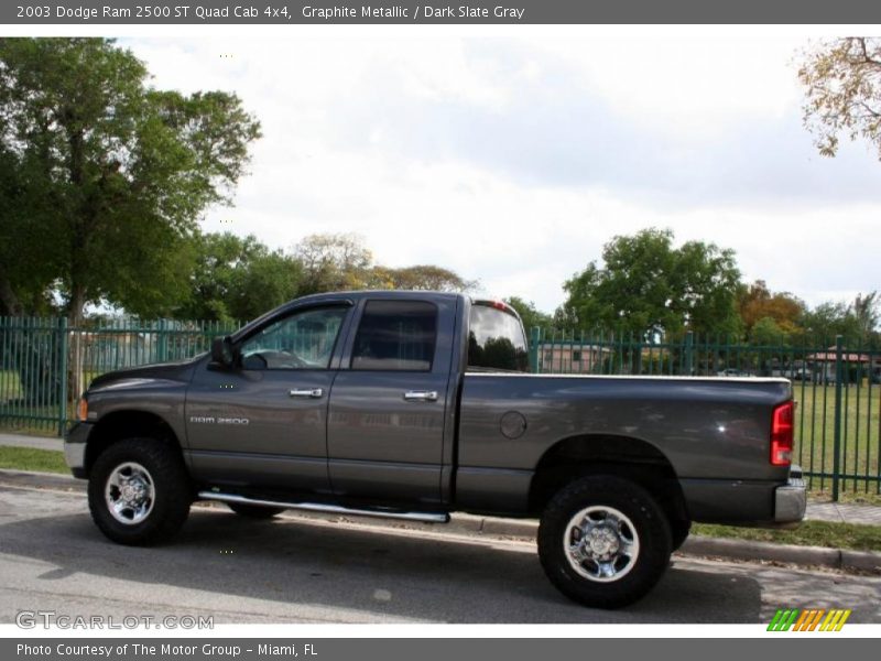 Graphite Metallic / Dark Slate Gray 2003 Dodge Ram 2500 ST Quad Cab 4x4