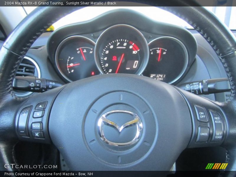 Sunlight Silver Metallic / Black 2004 Mazda RX-8 Grand Touring