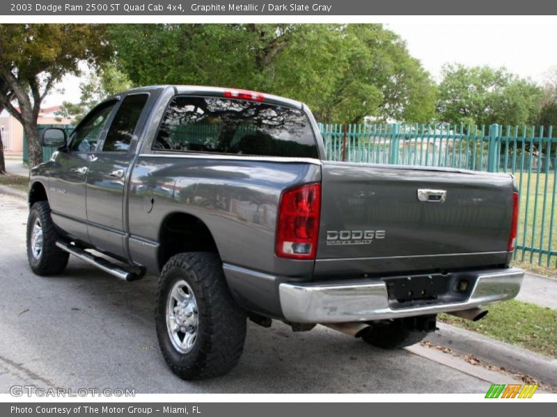 Graphite Metallic / Dark Slate Gray 2003 Dodge Ram 2500 ST Quad Cab 4x4