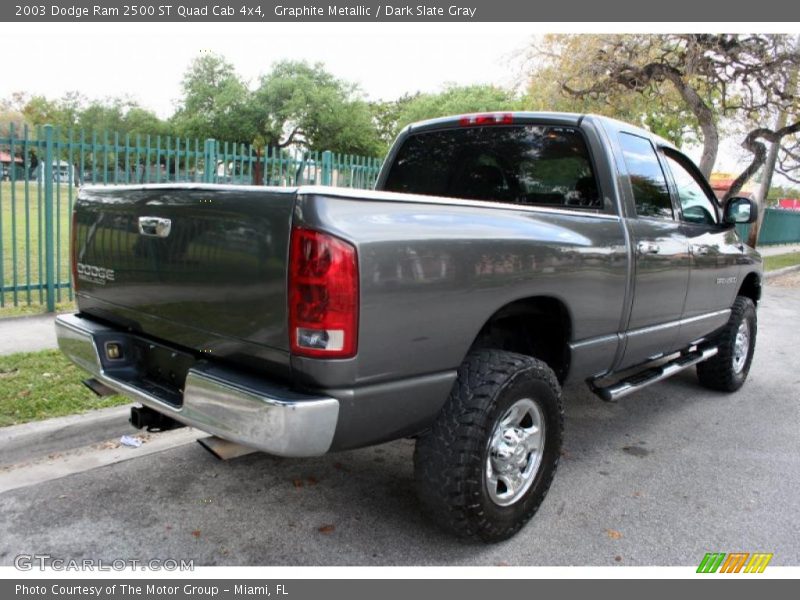 Graphite Metallic / Dark Slate Gray 2003 Dodge Ram 2500 ST Quad Cab 4x4