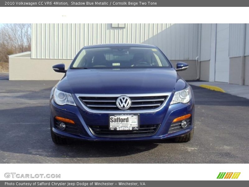 Shadow Blue Metallic / Cornsilk Beige Two Tone 2010 Volkswagen CC VR6 4Motion