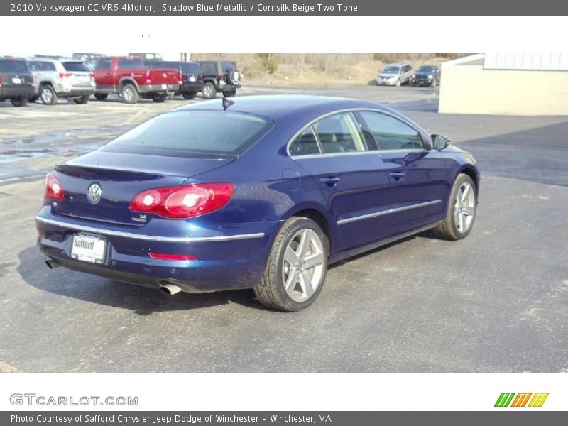 Shadow Blue Metallic / Cornsilk Beige Two Tone 2010 Volkswagen CC VR6 4Motion