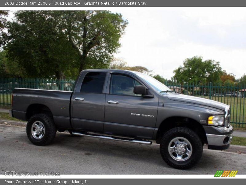 Graphite Metallic / Dark Slate Gray 2003 Dodge Ram 2500 ST Quad Cab 4x4