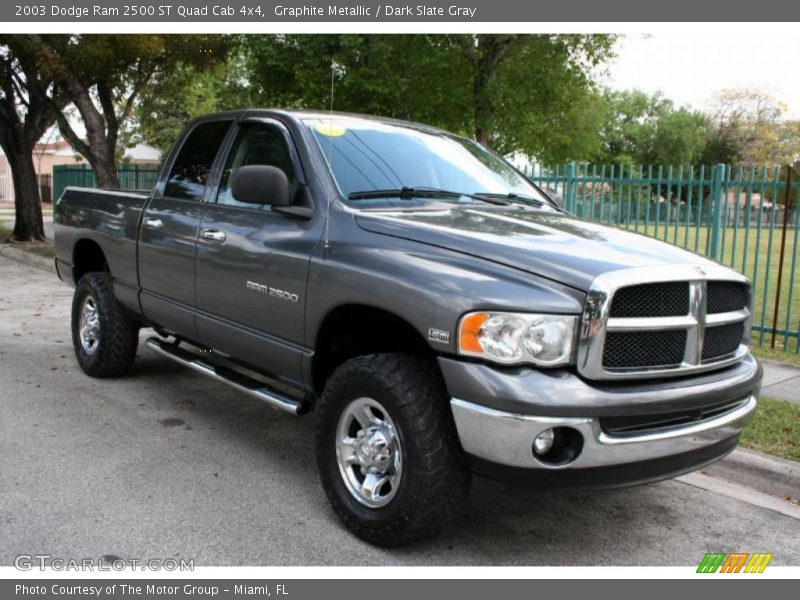 Graphite Metallic / Dark Slate Gray 2003 Dodge Ram 2500 ST Quad Cab 4x4
