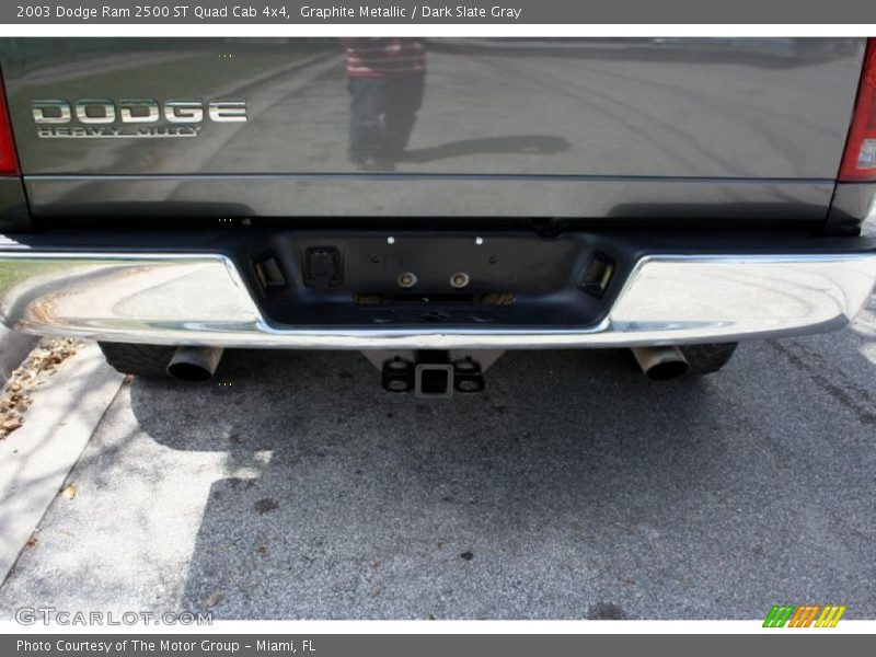 Graphite Metallic / Dark Slate Gray 2003 Dodge Ram 2500 ST Quad Cab 4x4