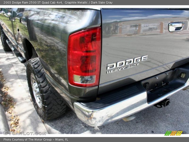 Graphite Metallic / Dark Slate Gray 2003 Dodge Ram 2500 ST Quad Cab 4x4
