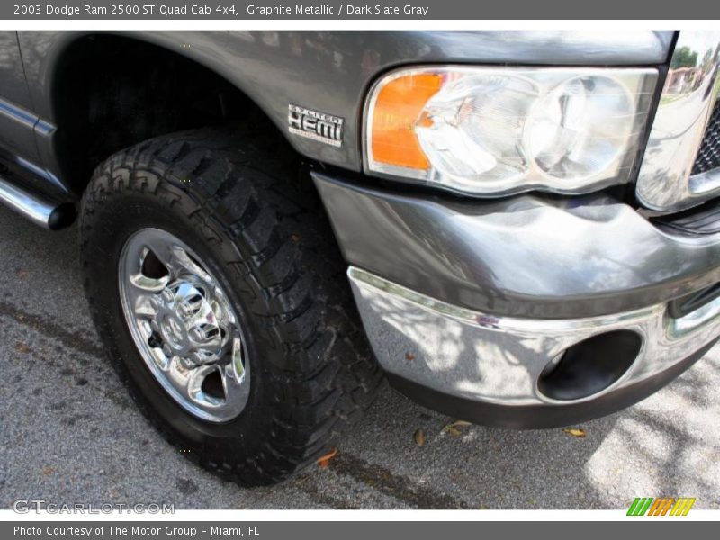 Graphite Metallic / Dark Slate Gray 2003 Dodge Ram 2500 ST Quad Cab 4x4