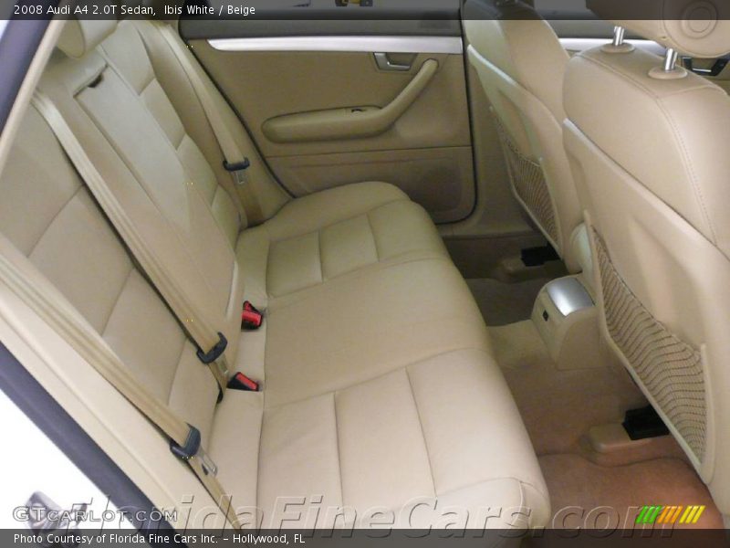 Ibis White / Beige 2008 Audi A4 2.0T Sedan