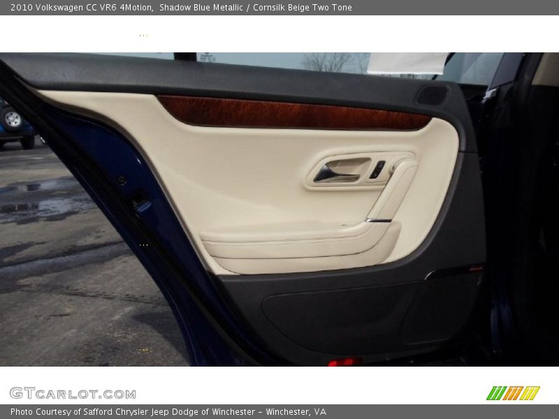 Shadow Blue Metallic / Cornsilk Beige Two Tone 2010 Volkswagen CC VR6 4Motion