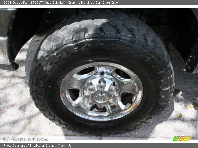 Graphite Metallic / Dark Slate Gray 2003 Dodge Ram 2500 ST Quad Cab 4x4