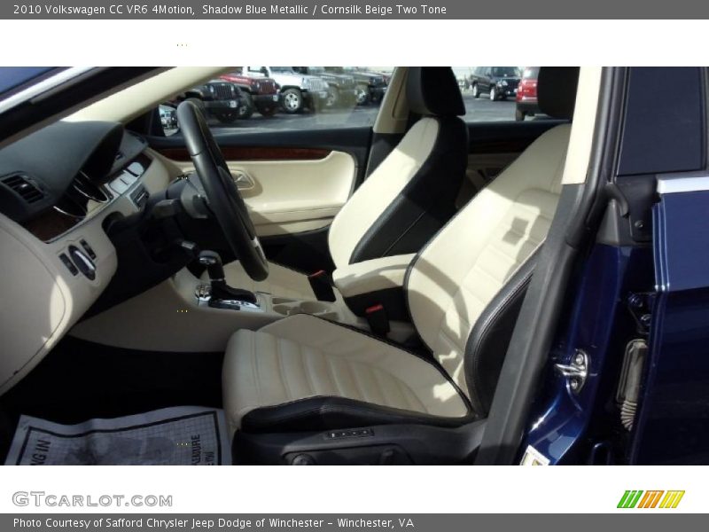  2010 CC VR6 4Motion Cornsilk Beige Two Tone Interior