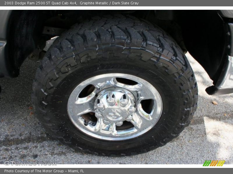 Graphite Metallic / Dark Slate Gray 2003 Dodge Ram 2500 ST Quad Cab 4x4