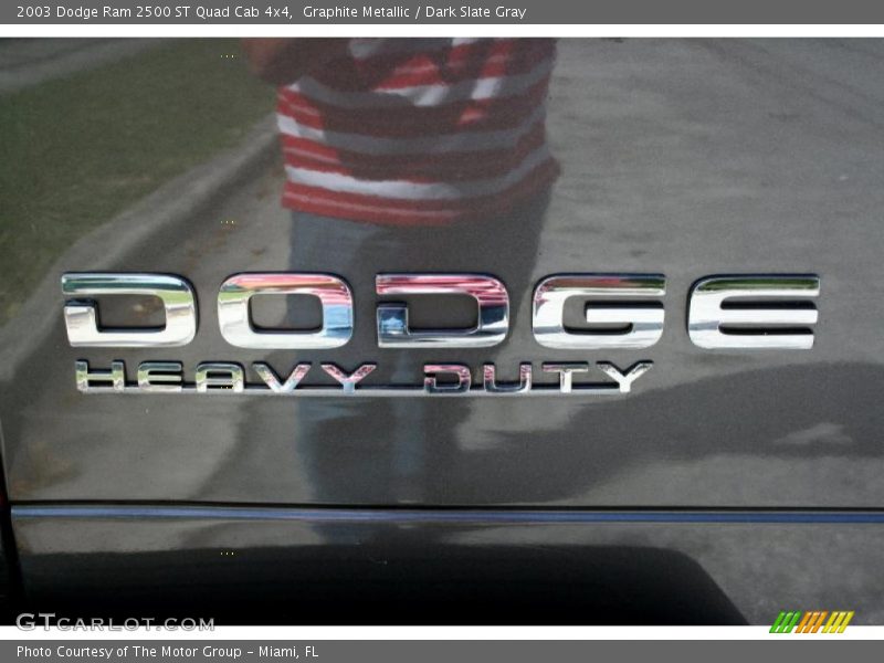 Graphite Metallic / Dark Slate Gray 2003 Dodge Ram 2500 ST Quad Cab 4x4