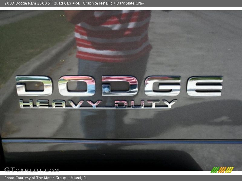 Graphite Metallic / Dark Slate Gray 2003 Dodge Ram 2500 ST Quad Cab 4x4