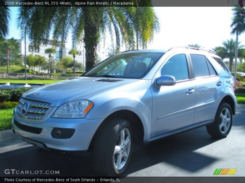 Alpine Rain Metallic / Macadamia 2008 Mercedes-Benz ML 350 4Matic