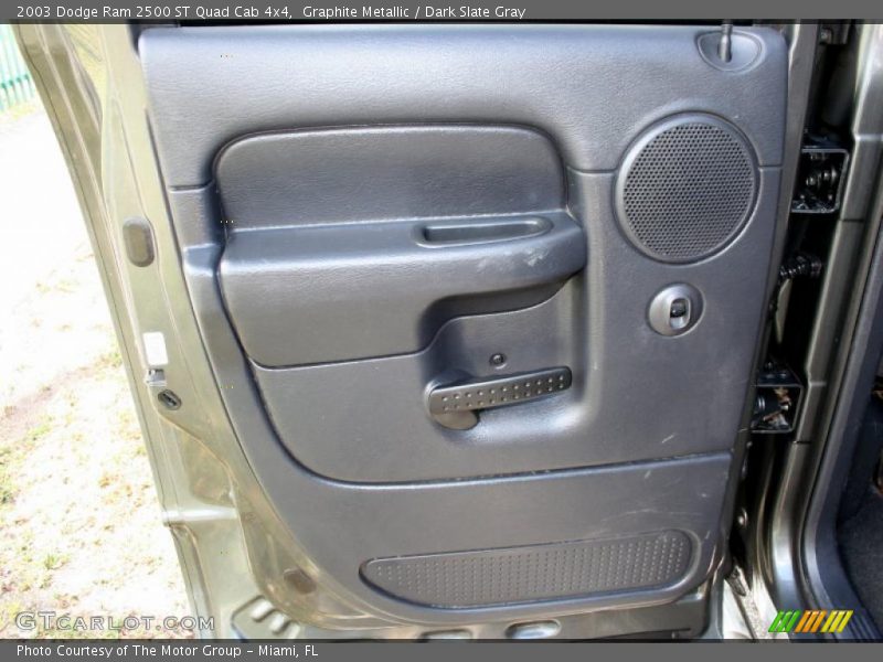 Graphite Metallic / Dark Slate Gray 2003 Dodge Ram 2500 ST Quad Cab 4x4
