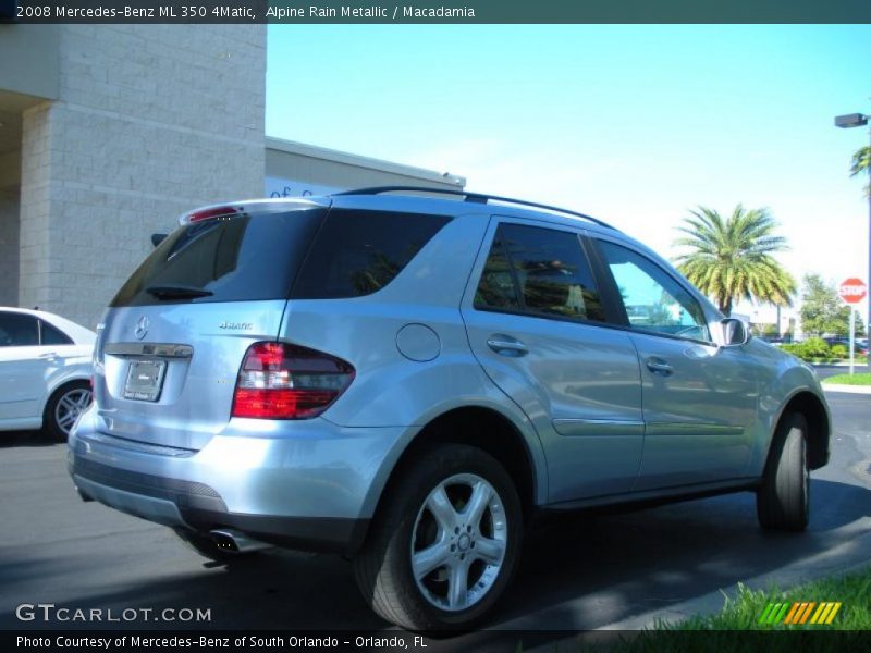 Alpine Rain Metallic / Macadamia 2008 Mercedes-Benz ML 350 4Matic