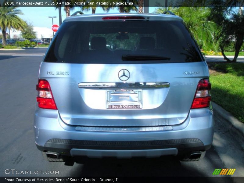 Alpine Rain Metallic / Macadamia 2008 Mercedes-Benz ML 350 4Matic