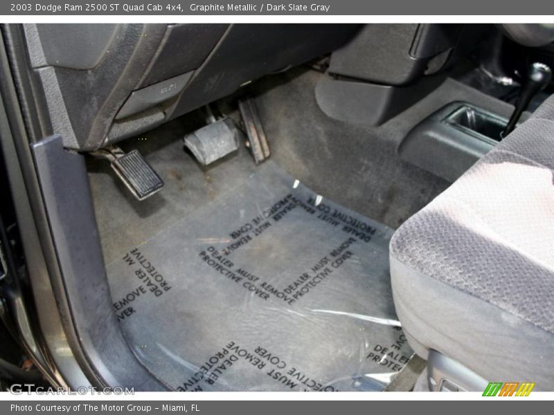 Graphite Metallic / Dark Slate Gray 2003 Dodge Ram 2500 ST Quad Cab 4x4